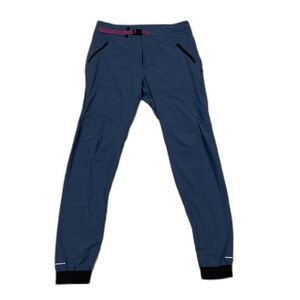 Backcountry Pants Womens XXL Hiking Climbing Joggers Blue Belted Pockets